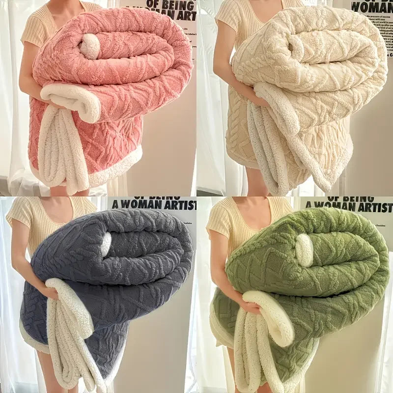 Cozy Surprise Throw Box – Random Selection of Plush,Knit Blankets – Warm & Perfect for Any Room,Random High Quality Big Blanket